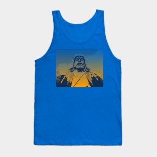 Vaporwave Genghis Khan 4228 Ulaanbaatar Tank Top